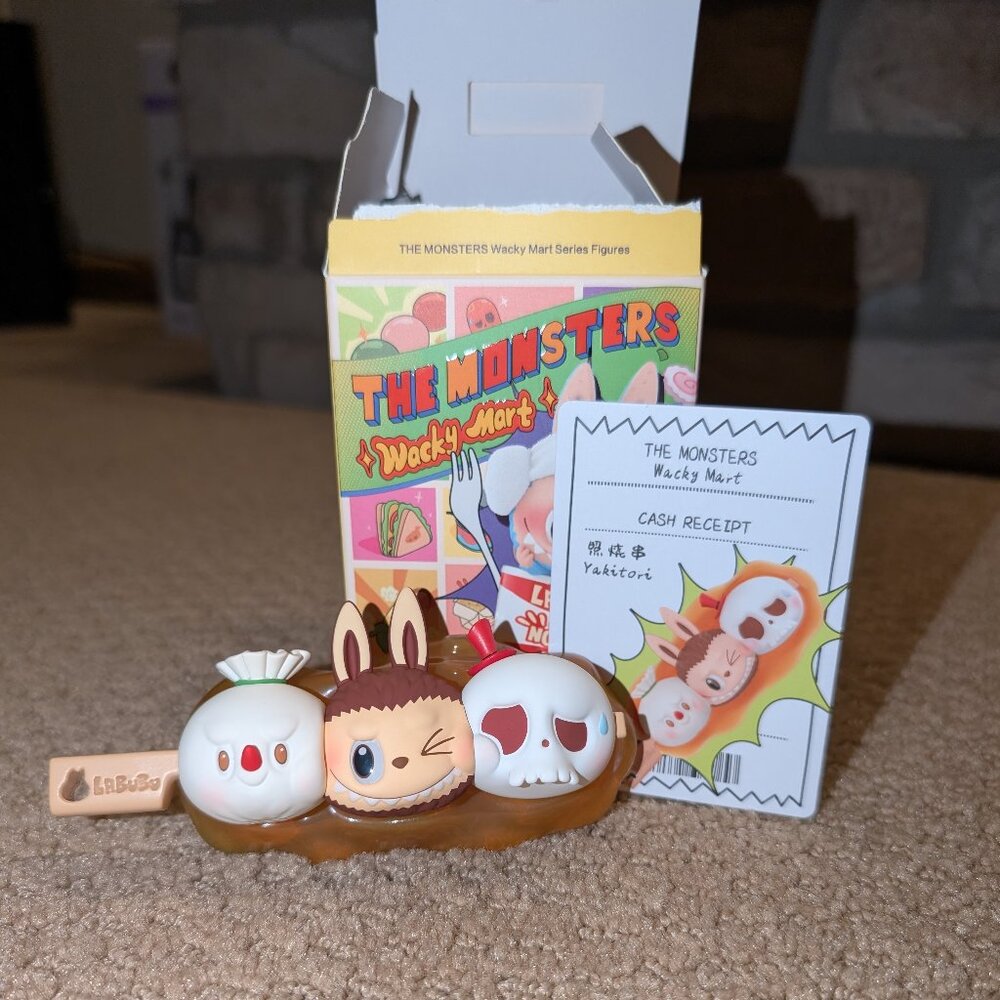UNBOXED Authentic POPMART Labubu Monsters Wacky Mart Series Figures Blind Box